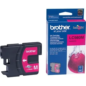 Brother LC-980M INK CARTRIDGE MAGENTA/F/ DCP-145 -165C — tusz