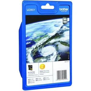 Brother LC-985Y INK CARTRIDGE YELLOW/F/ DCP-125J DCP-J315W MFC-J265W — tusz