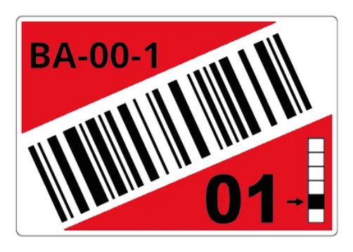 Brother ROLL OF PRE-CUT LABELS FOR/RACKS AND PALLETS 90 X 110 MM RE — materiał do drukarek etykiet