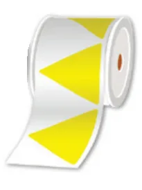 Brother PRE-CUT AND PRE-PRINTED DANGER/ROLLS 100MM X 30ML - PER ROLL OF — materiał do drukarek etykiet