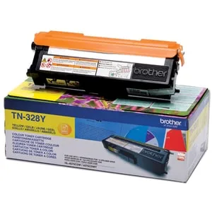 Brother TN-328Y TONER CARTRIDGE YELLOW/F/ HL-4570CDW -4570CDWT — toner