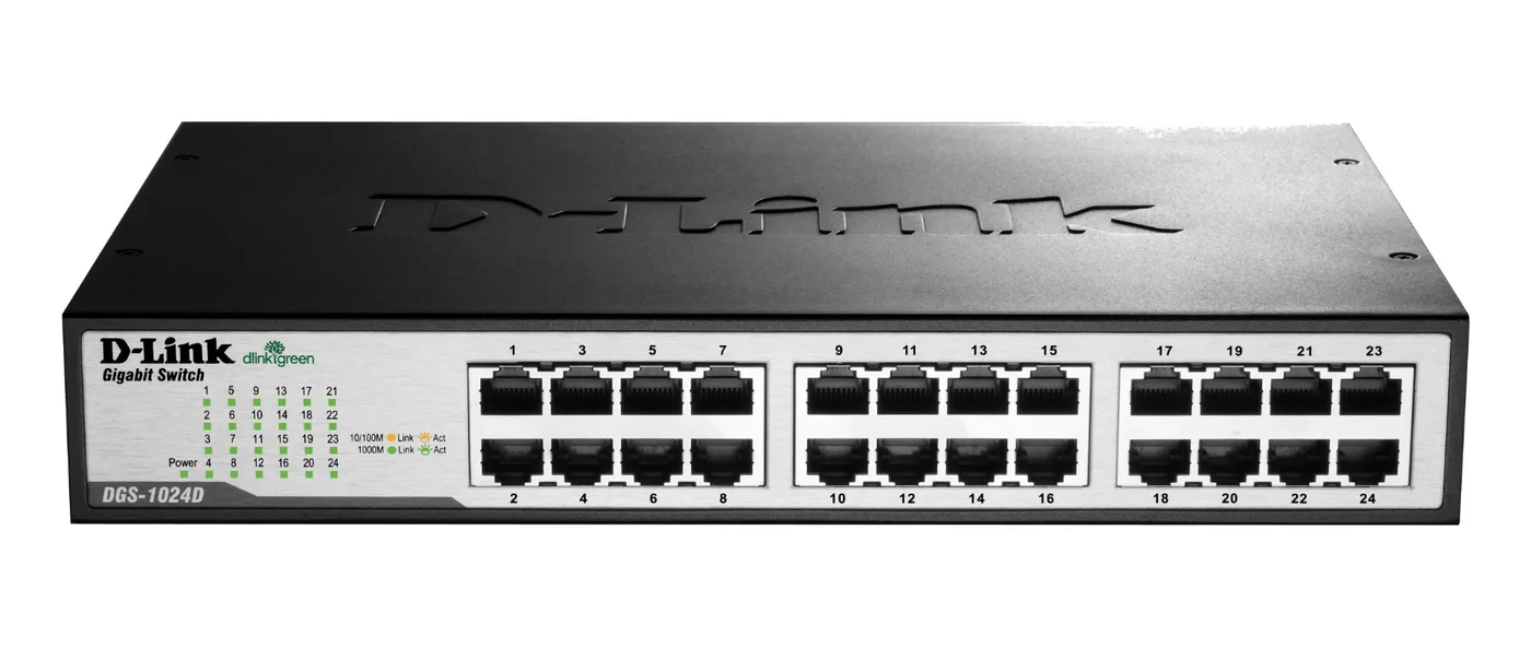 D-Link GIGAEXPRESS 24-PORT/GIGABIT SWITCH 24X 10/100/1000 IN — przełącznik LAN niezarządzalny 24 portów