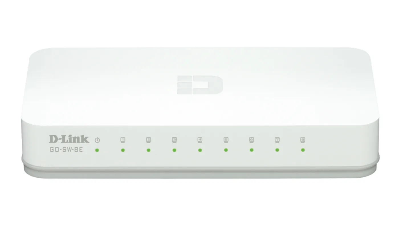 D-Link 8-PORT EASY DESKTOP SWITCH/ML — przełącznik LAN zarządzalny 8 portów