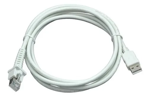 Datalogic Cable, USB, Type A, TPUW, Straight, 2M, White — kabel USB