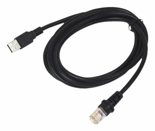 Datalogic Cable, USB, Type A, External Power, High Current, PVCW, Straight, 1.2M, Black (for use with WLC4X90 Wireless Charging Base Station)