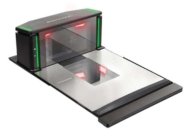 Datalogic Magellan 9600i Scanner Only, Adaptive Scale Ready, Med Platter/Flip-up Produce Rail/Shelf Mount, USB POT Cable — czytnik kodów kreskowych