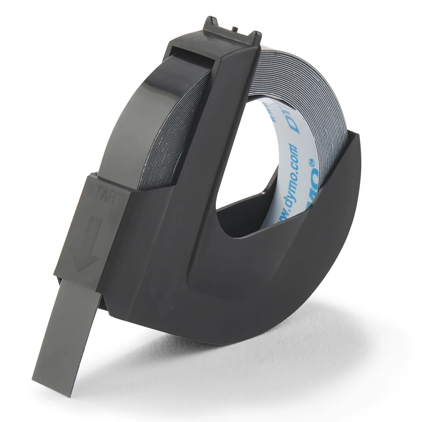 Dymo DY EMB 3/8 9MM 10PK BLK TAPE/GLOBAL — materiał do drukarek etykiet