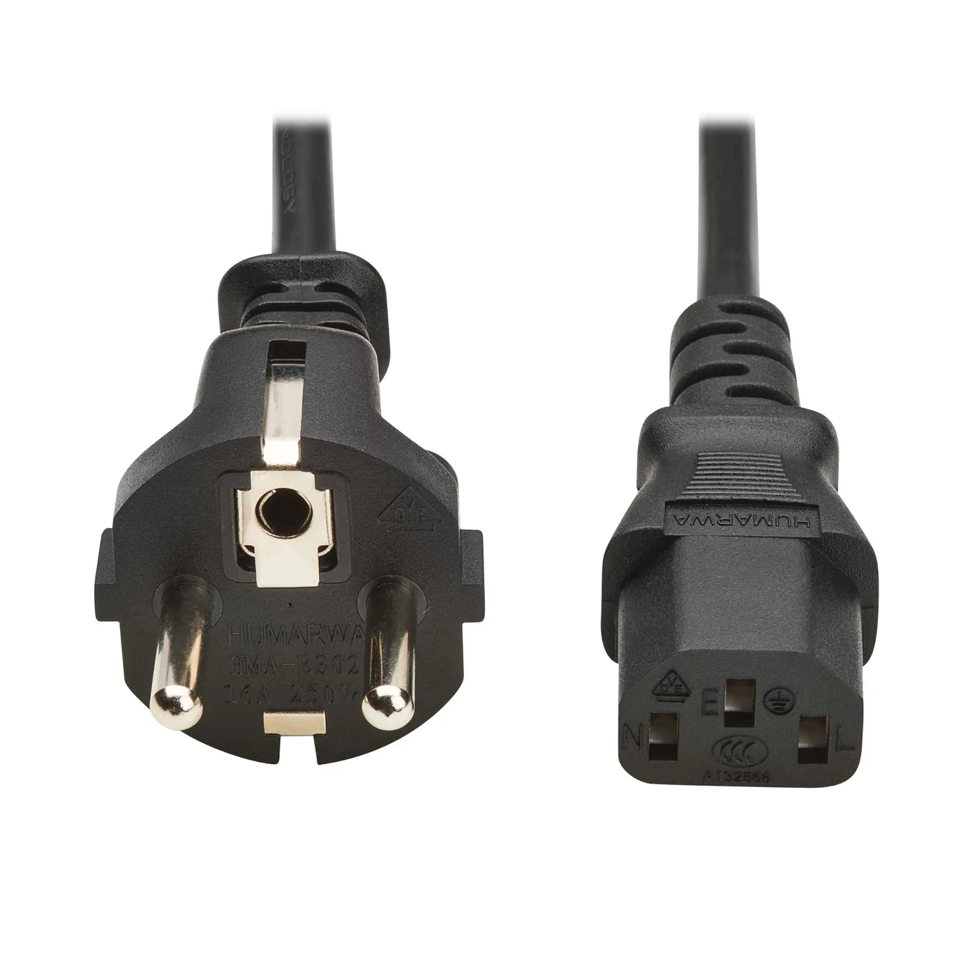 Eaton Electric PDU POWER CORD C13 TO SCHUKO/(CEE 7/7) - 10A 250V H05VV-F 2M — kabel zasilający