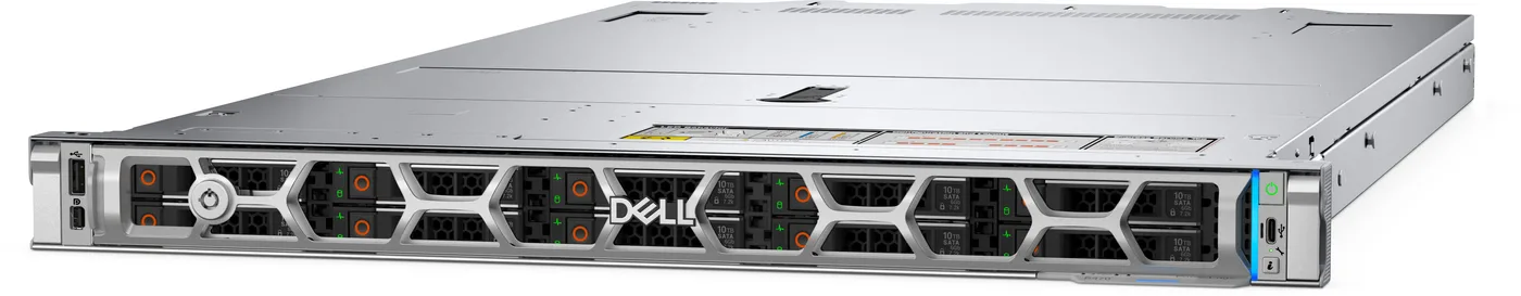 Dell PowerEdge R470|Xeon 6517P 3.2G, 16C/32T|8x 2.5 Chassis|2x 480GB SSD|32GB|iDrac Ent 10|2x 1100W|Rails|H965i — serwer 960 GB