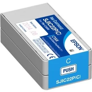 Epson SJIC36P-C INK CARTRIDGE C6000/SERIES CYAN — materiał do drukarek etykiet