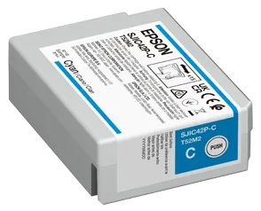 Epson SJIC42P-C (CYAN) CARTRIDGE — materiał do drukarek etykiet