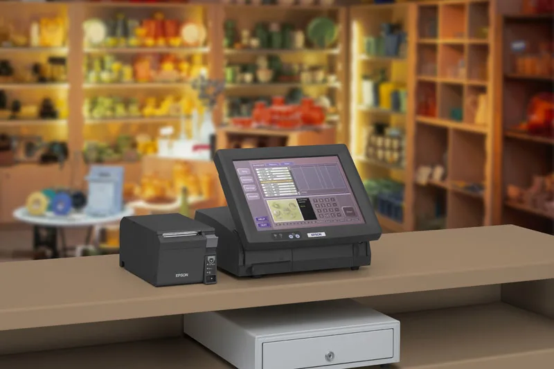 Epson TM-T70II (022A1): UB-E04 + Built-in USB, PS, EDG, Buzzer, EU — drukarka etykiet