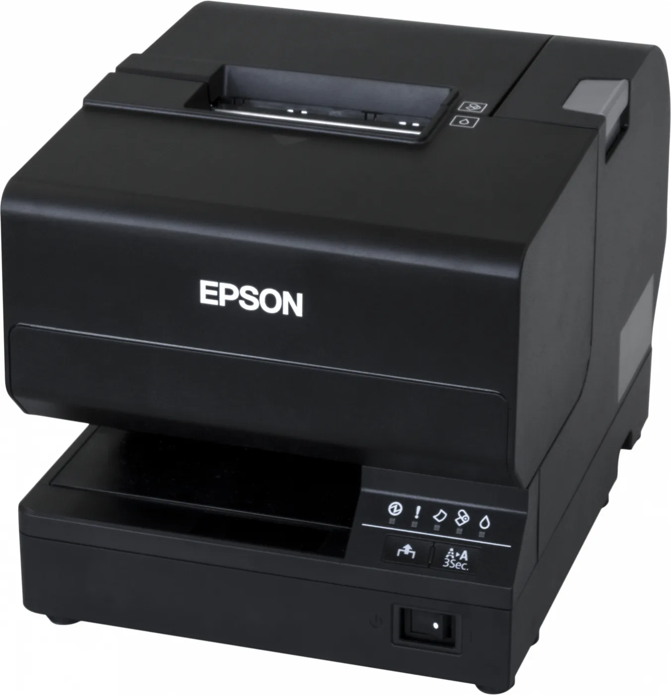 Epson TM-J7200 301 W/O MICR BLK PSU/EU BLK USB B LAN FULL CUT PS-180 IN — drukarka etykiet