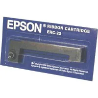 Epson ERC22B Ribbon Cartridge for M-180/190 series, longlife, black — materiał do drukarek etykiet