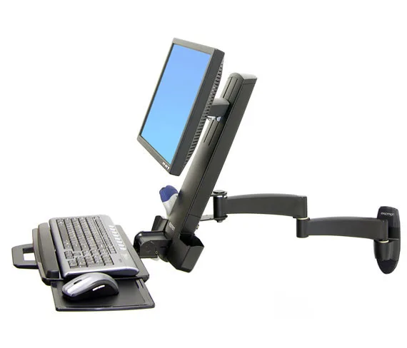 Ergotron 200 SERIES COMBO ARM/BLACK TEXTURED — uchwyt do monitora