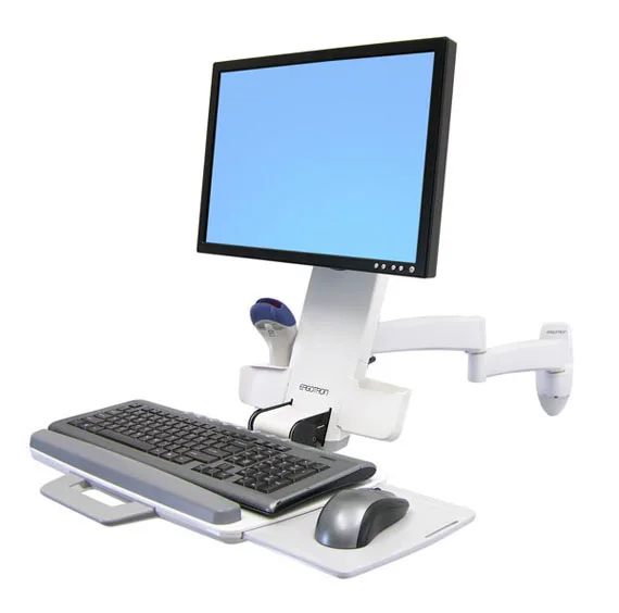 Ergotron 200 SERIES COMBO ARM (WHITE)/LCD TO 24IN MAX 8.2KG — uchwyt do monitora