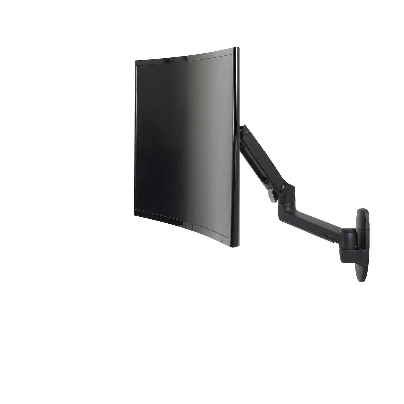 Ergotron LX WALL MOUNT LCD ARM/MATTE BLACK — uchwyt do monitora