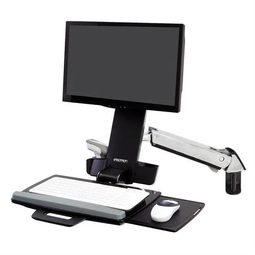 Ergotron SV SIT STAND COMBO ARM/POLISHED — uchwyt do monitora