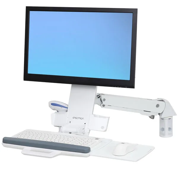 Ergotron STYLEVIEW SIT-STAND COMBO ARM/BRIGHT WHITE TEXTURE — uchwyt do monitora