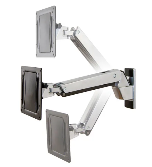 Ergotron INTERACTIVE TV ARM WALLMOUNT/30-55IN 8-18KG MIS-E/F POLISHED — uchwyt do monitora