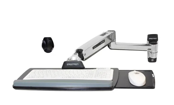 Ergotron LX SIT-STAND WALLM KEYBOARD ARM/2.3KG LIFT 50.8CM 10Y WARRANTY — uchwyt do monitora