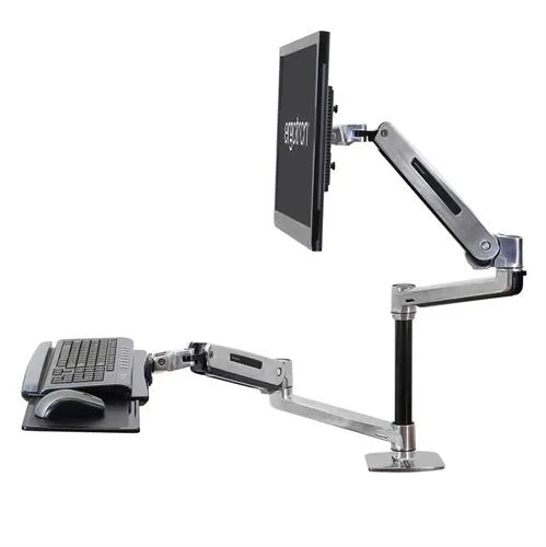 Ergotron WORKFIT-LX DESK MOUNT/F/FLAT PANEL DISPLAY KBRD MOUSE — uchwyt do monitora