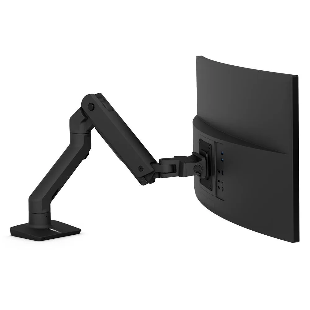 Ergotron HX DESK MONITOR ARM MBK/42IN 9-19KG TILT 75 MIS-D 10Y W — uchwyt do monitora