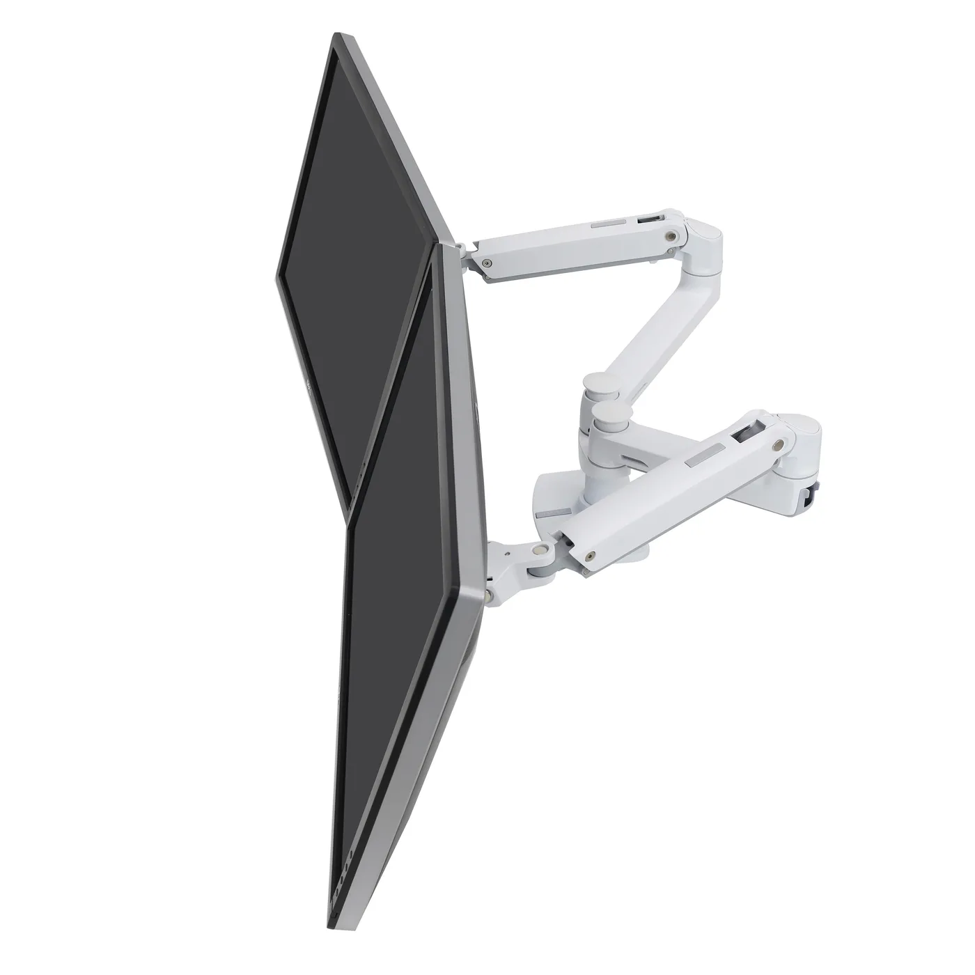 Ergotron LX DUAL SIDE-BY-SIDE ARM WHITE/27IN 18.1KG LIFT 33 MIS-D 10Y WA — uchwyt do monitora