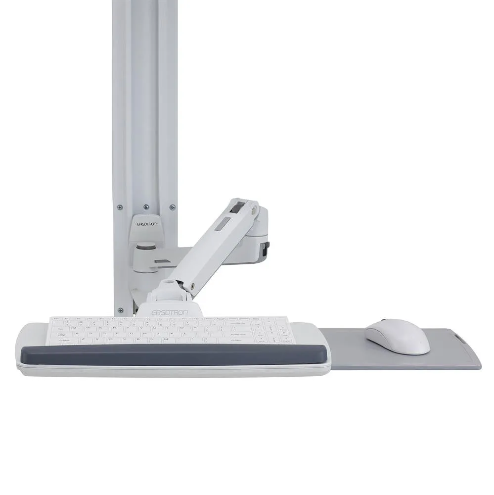 Ergotron LX WALL MOUNT SYSTEM (WHITE)/KEYBOARD + MONITOR MOUNT 10YEAR — uchwyt do monitora