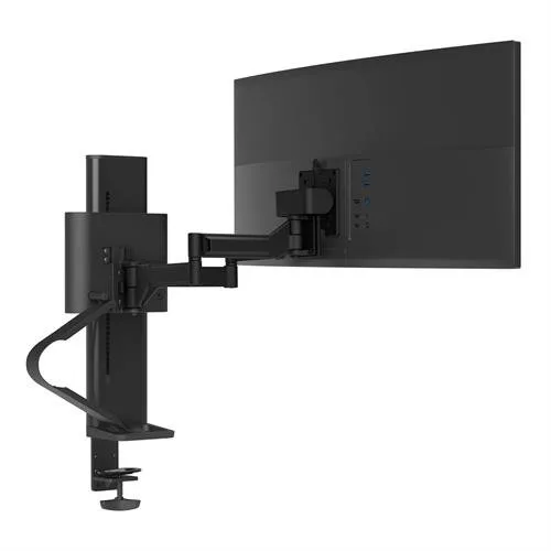 Ergotron TRACE SINGLE MONITOR PANEL/CLAMP MATTE BLACK — uchwyt do monitora