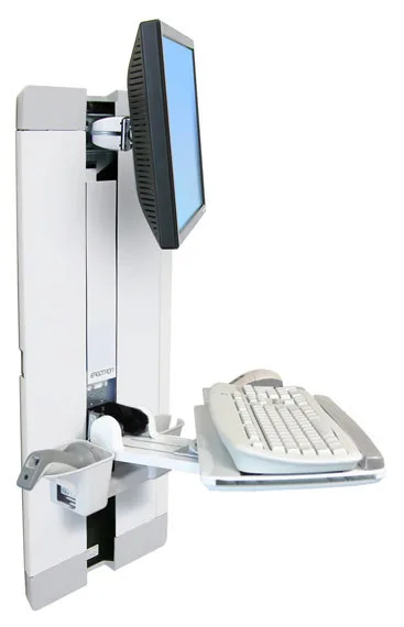 Ergotron STYLEVIEW VERTICAL LIFT WHITE/PATIENT ROOM — uchwyt do monitora