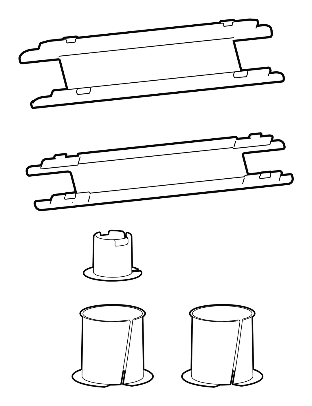 Ergotron ACCESSORY UNIVERSAL PLASTICS/REPLACEMENT KIT LX PRO ESW — uchwyt do monitora