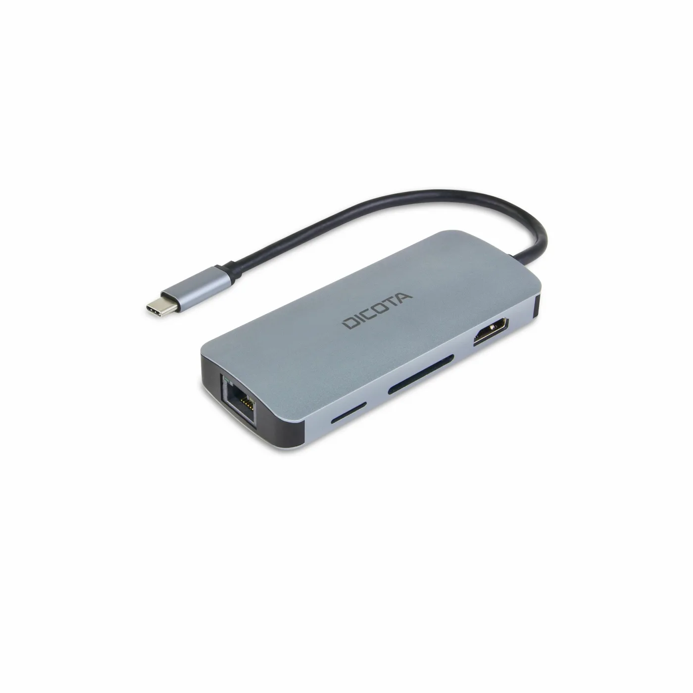 Dicota USB-C 8-in-1 Multi Hub 4K PD 100W — hub USB