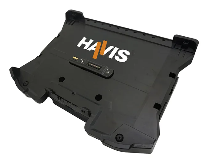Getac S510 - Havis, PKG-DS-GTC-1403-3, Vehicle Cradle, with Tri Pass-through, with screen support (ex. vehicle adapter) — stacja dokująca