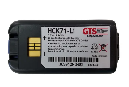 GTS Electronics CK70/71 LI ION 5200 MAH 3.7V/318-046-011 — akcesorium do czytników kodów