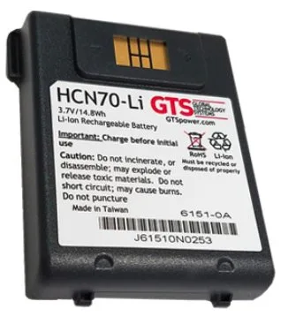GTS Electronics CN70/CN70E LI ION 4000 3.7V/318-043-002 — akcesorium do czytników kodów