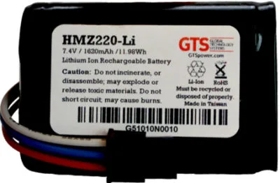 GTS Electronics MZ220/320 1620MAH/AK18353-1 7.4V — akcesorium do czytników kodów