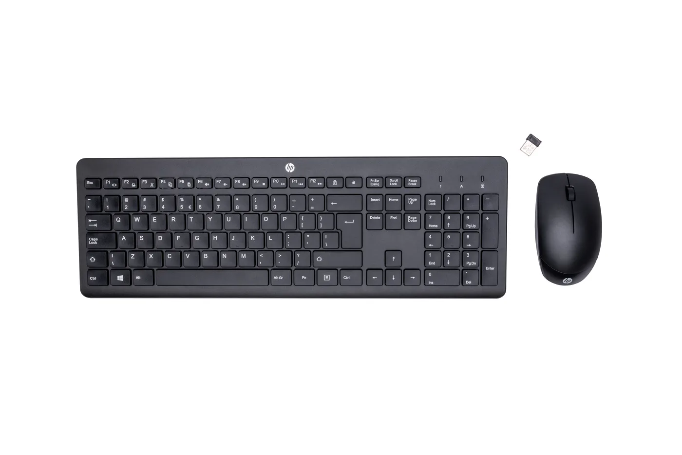 HP 230 WL Mouse+KB Combo EMEA-INTL English Loc-Euro plug — klawiatura