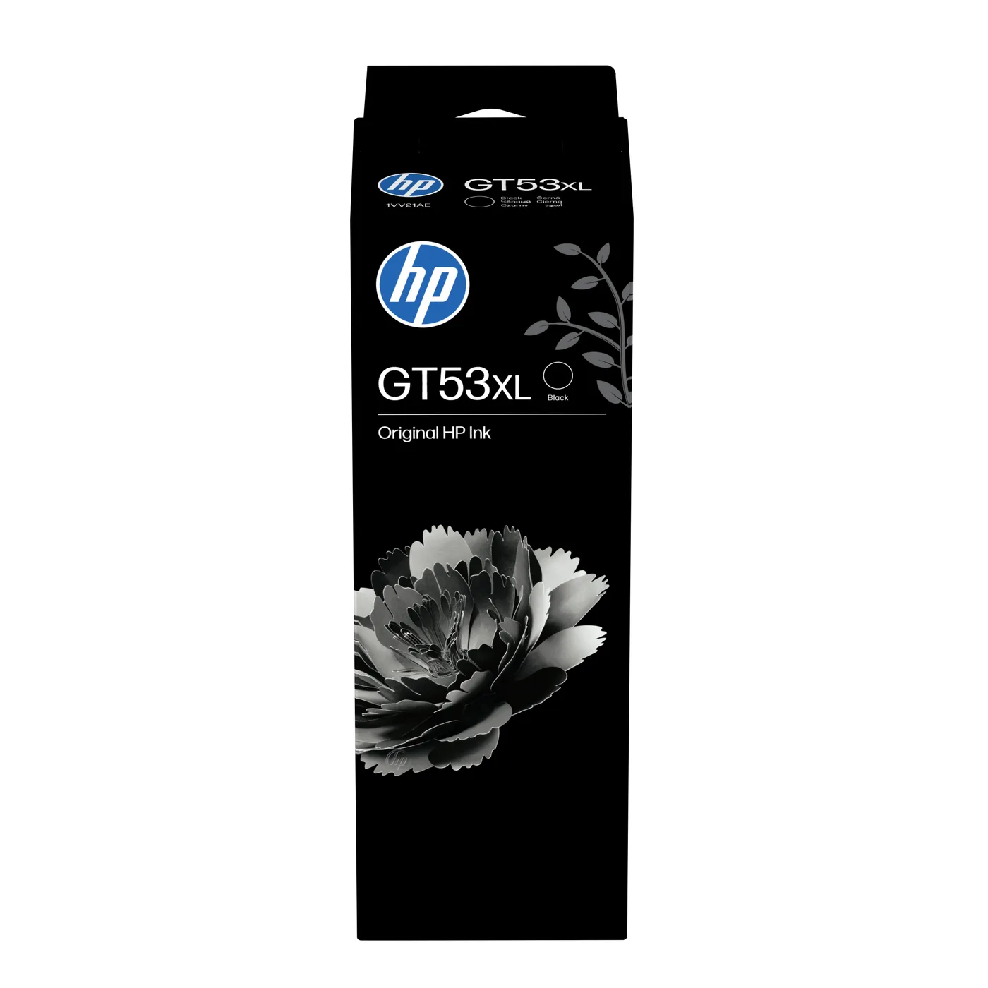 HP GT53 135ML BLACK INK BOTTLE/ONLY CEE+MEMA+RUS EST LTU LVA — tusz