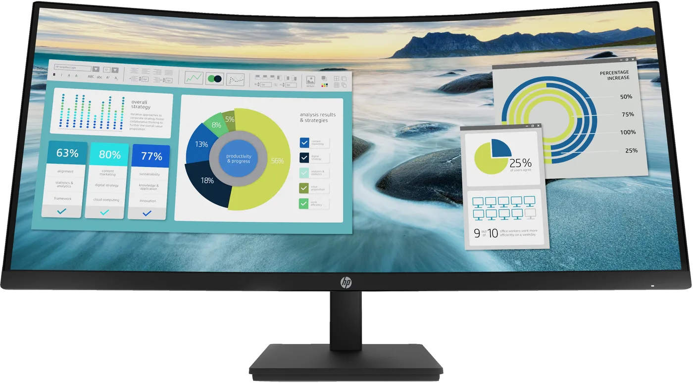 HP P34HC 34I WQHD/3440X1440 USB-C 65W HDMI DP / Warranty 3/3/0 — monitor LCD 34" VA UWQHD