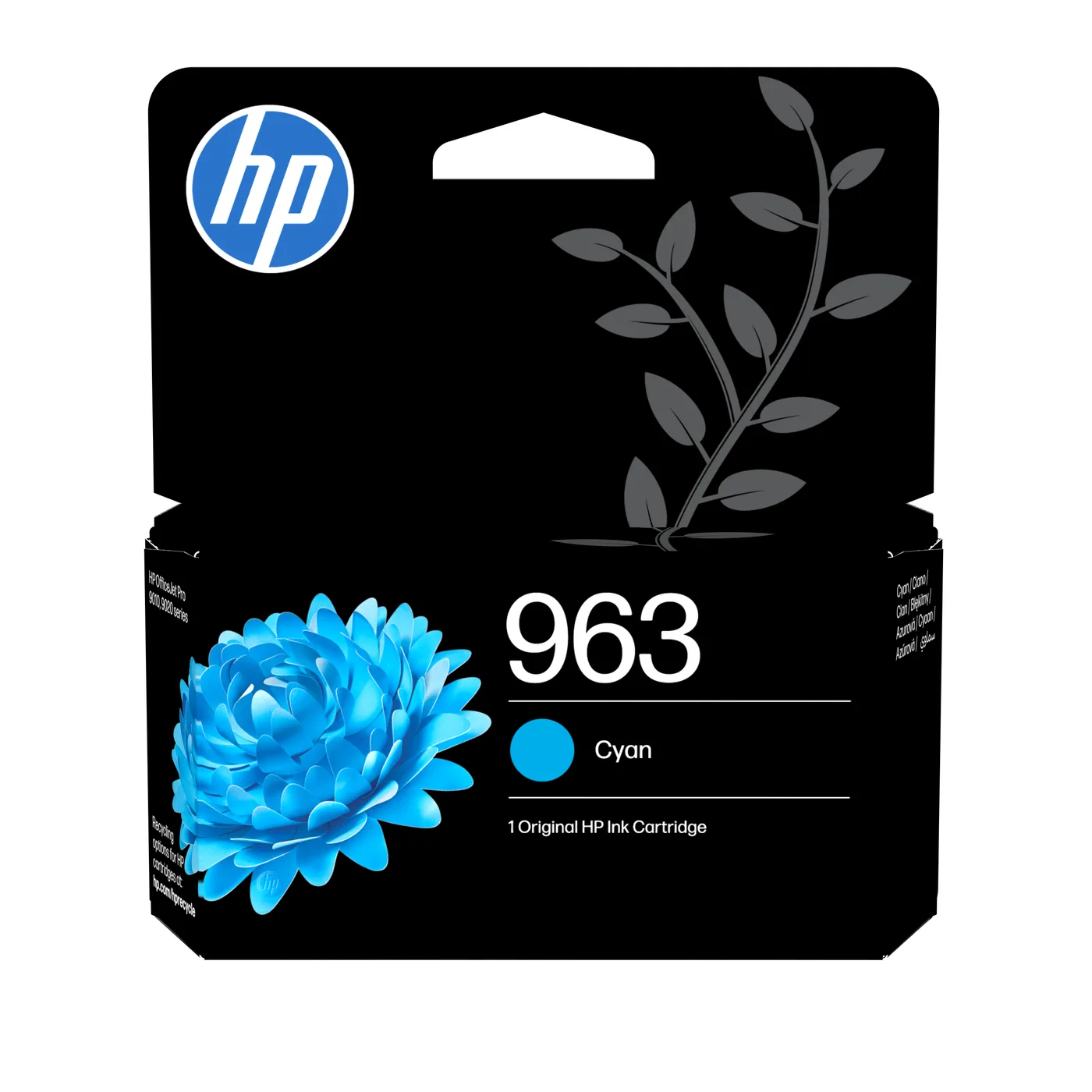 HP INK CARTRIDGE NO 963 CYAN/ES — tusz