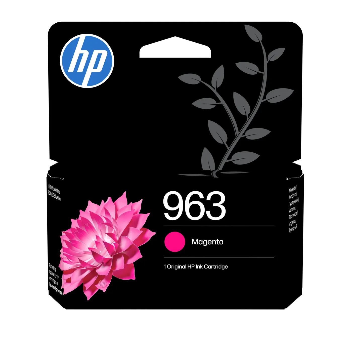HP INK CARTRIDGE NO 963 MAGENTA/DE/FR/NL/BE/UK/IT/SE — tusz