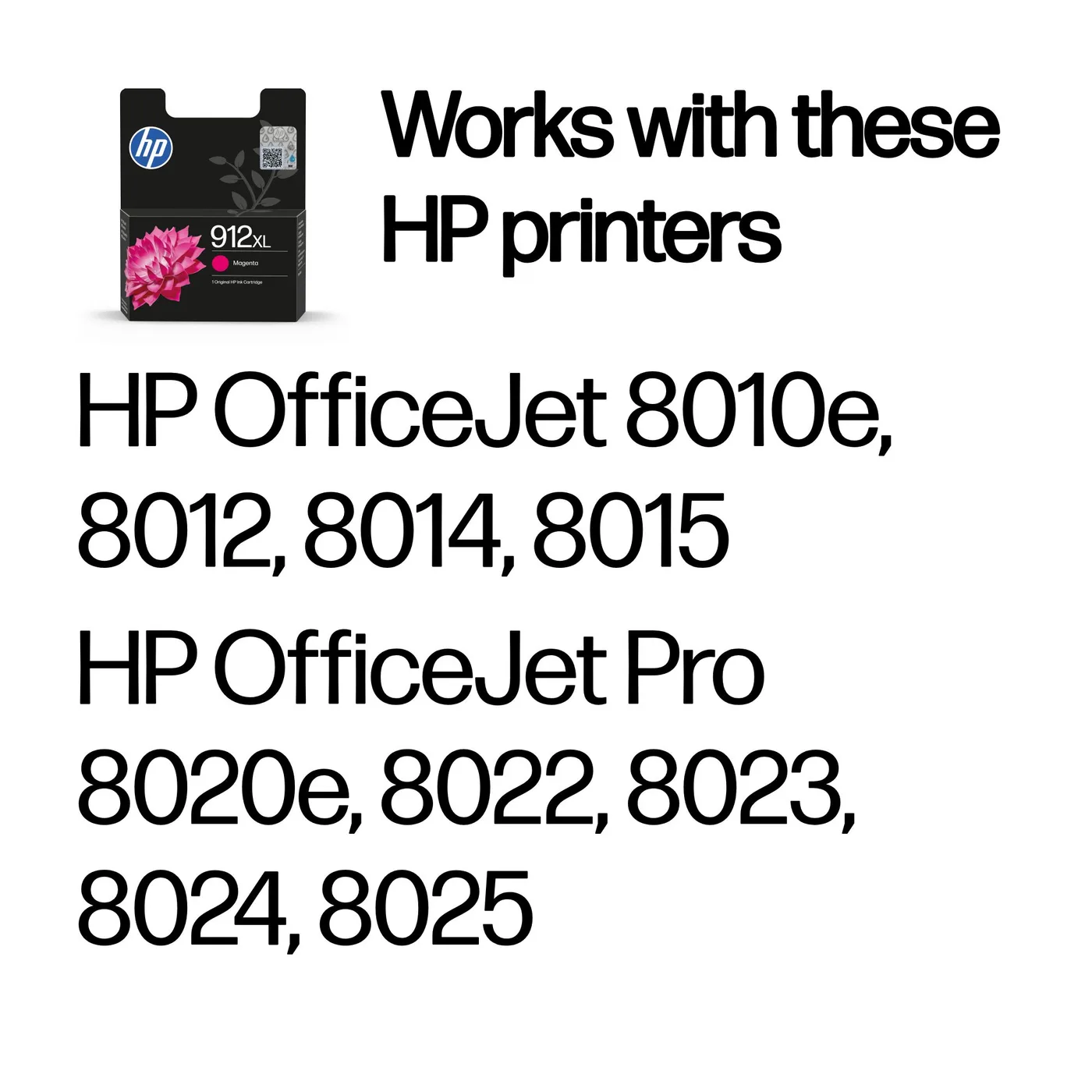 HP 912XL HIGH YIELD MAGENTA/ORIGINAL INK CARTRIDGE — tusz