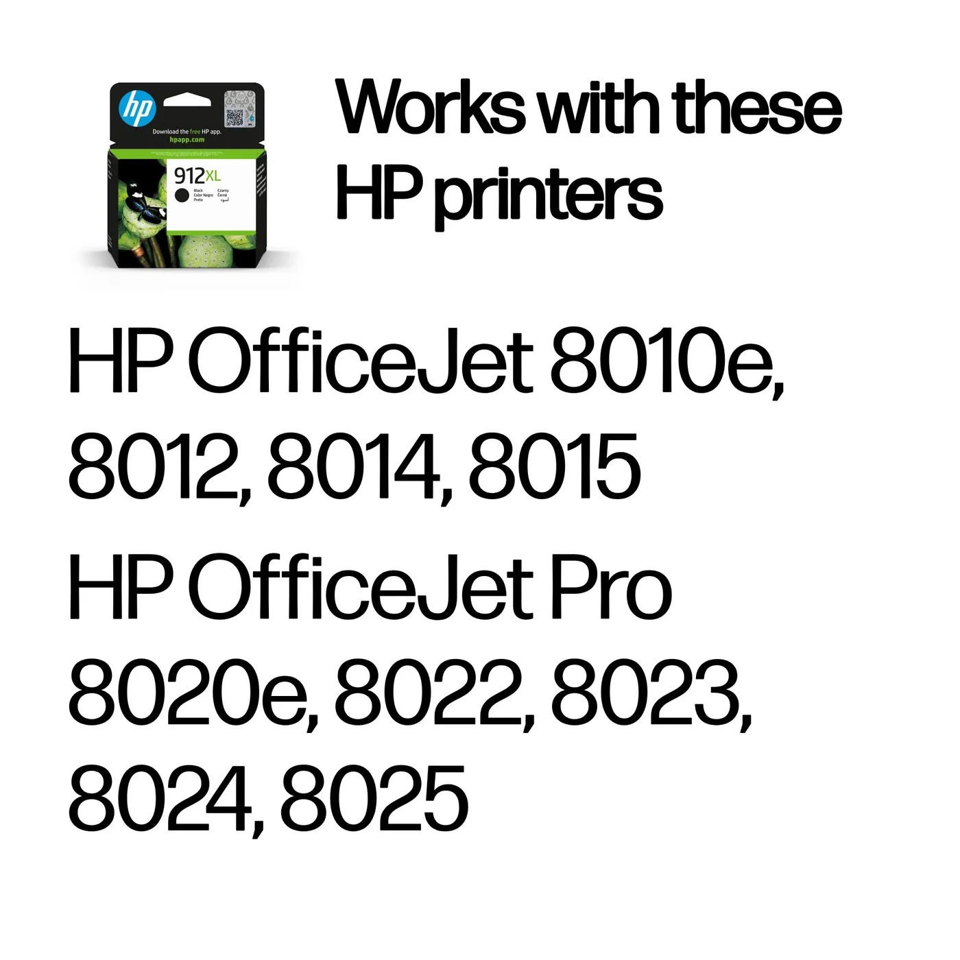 HP 912XL HIGH YIELD BLACK/ORIGINAL INK CARTRIDGE — tusz
