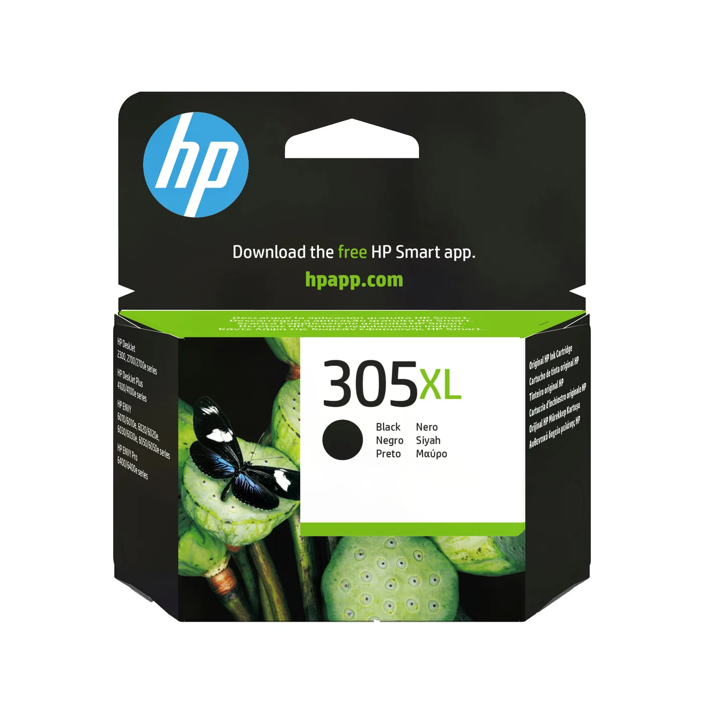 HP 305XL HIGH YIELD BLACK/EN/RU/FR/PL/CZ/HU INK CARTRIDGE — tusz