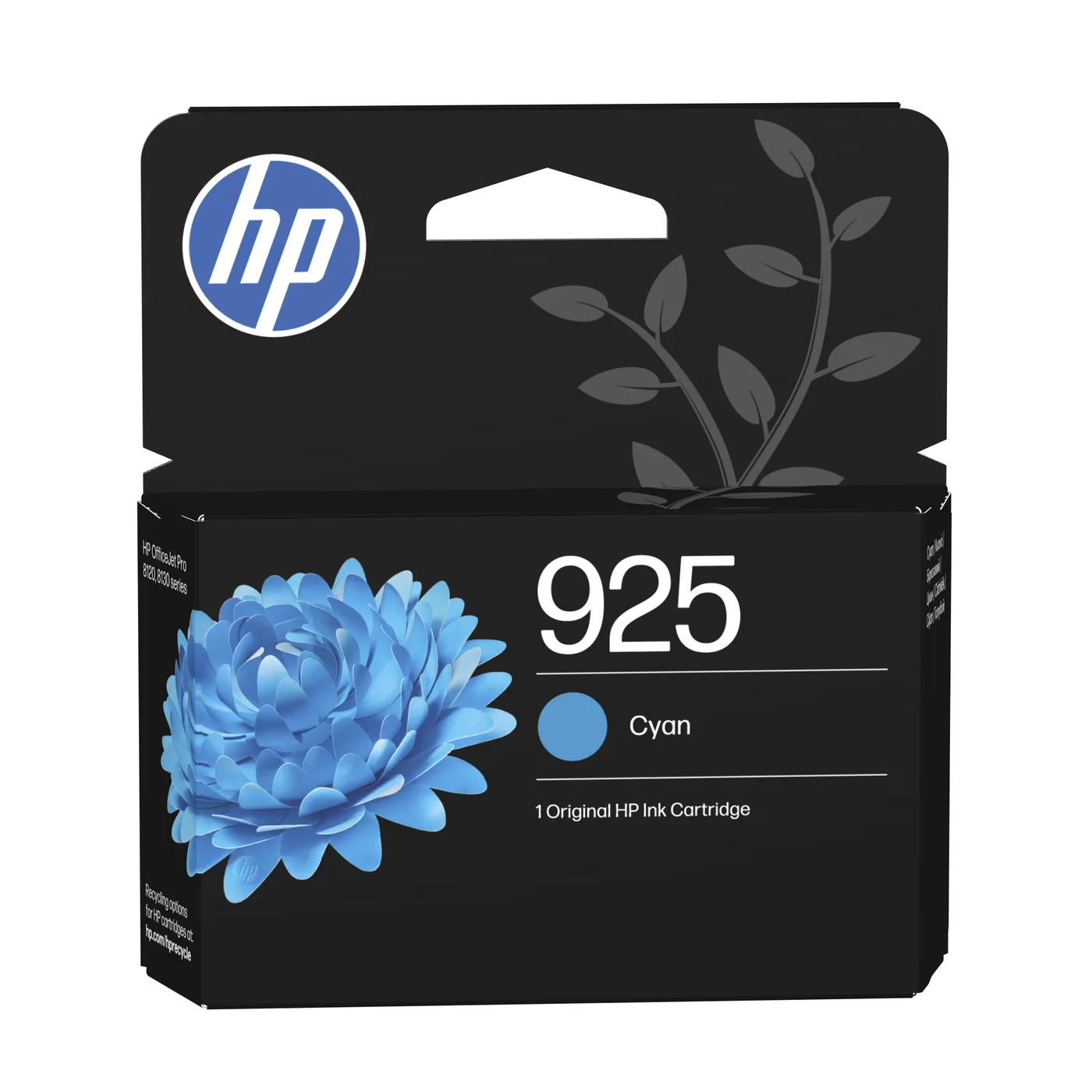 HP 925 CYAN/ORIGINAL INK CARTRIDGE — tusz
