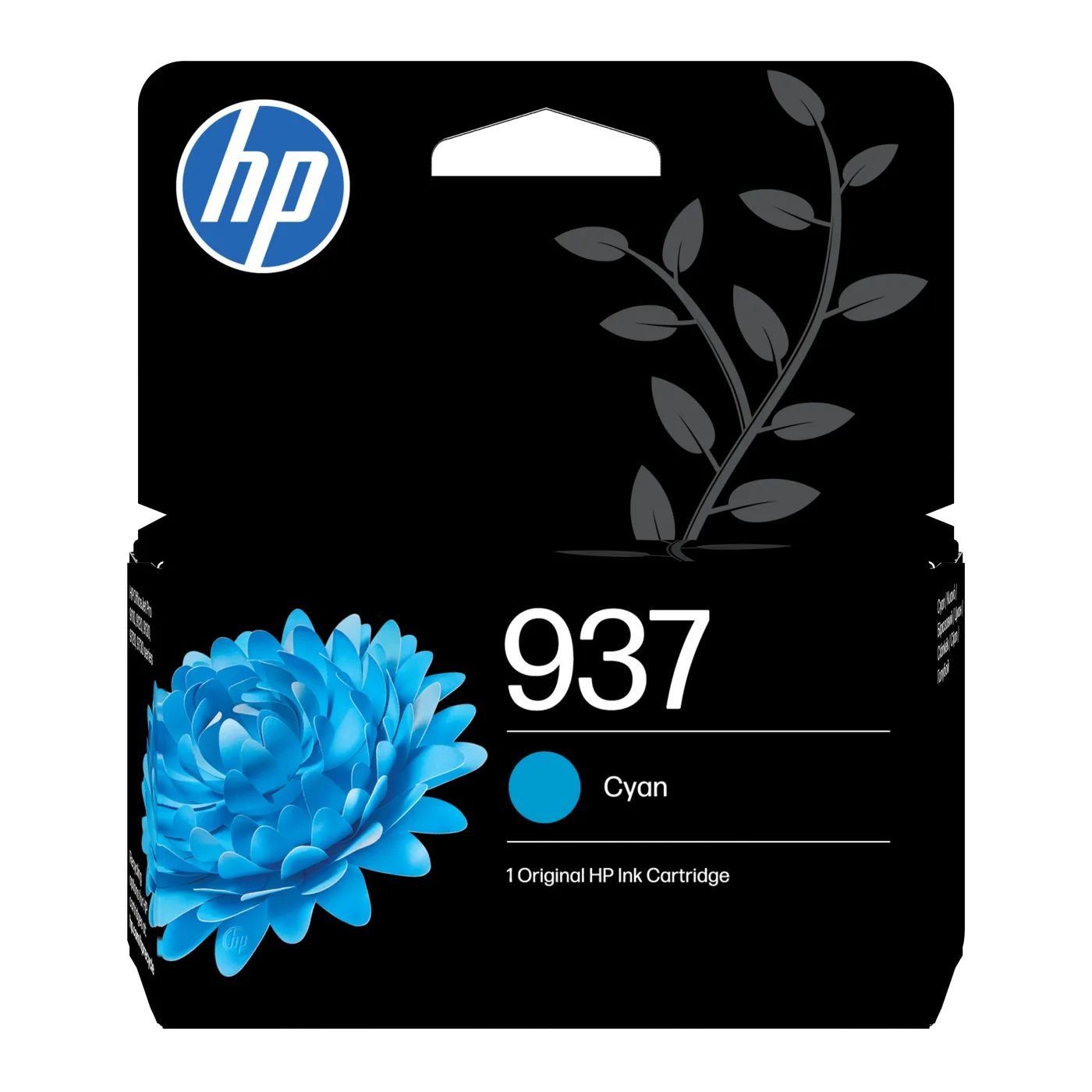 HP 937 CYAN ORIGINAL INK/CARTRIDGE — tusz