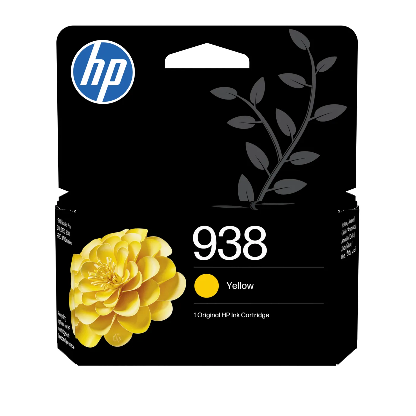 HP 938 YELLOW ORIGINAL INK/CARTRIDGE — tusz