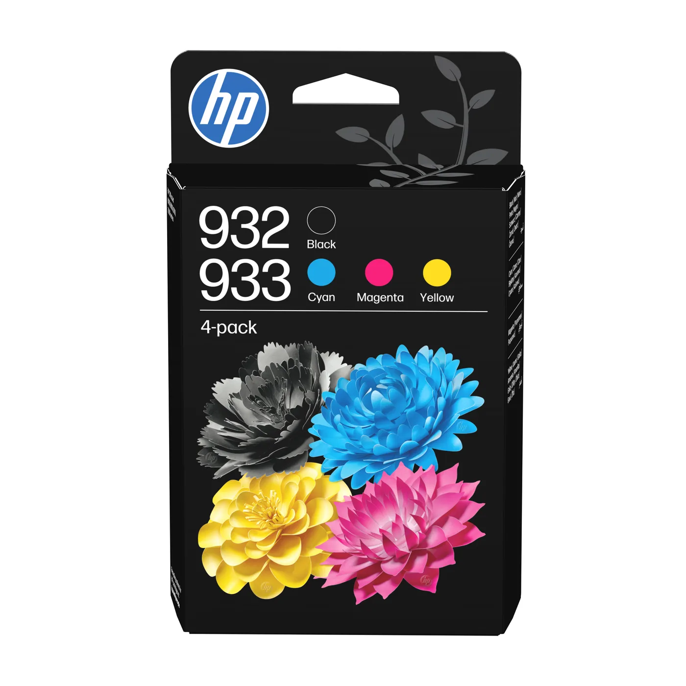HP 932 BLACK / 933 CMY ORIGINAL/INK CARTRIDGE 4-PACK — tusz
