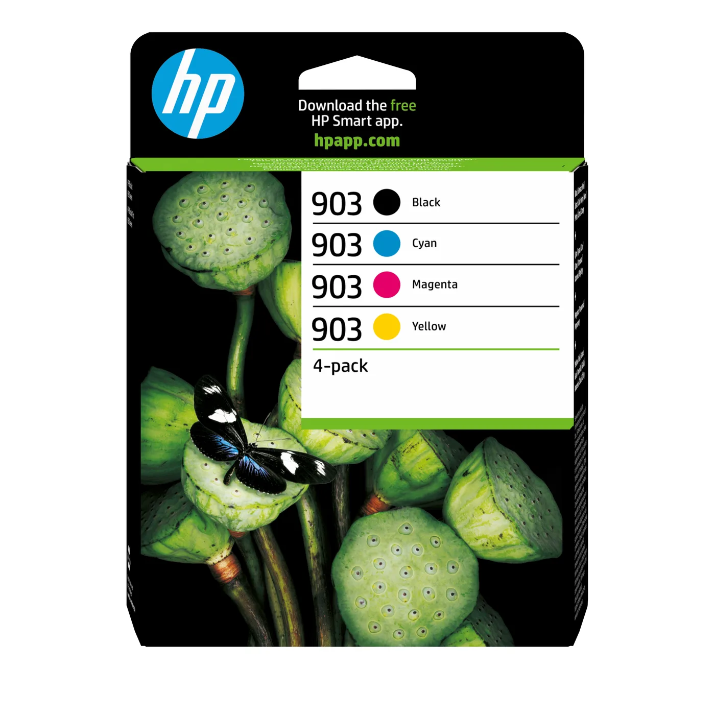 HP 903 4-PACK/BLACK/CYAN/MAGENTA/YELLOW ORIGIN — tusz